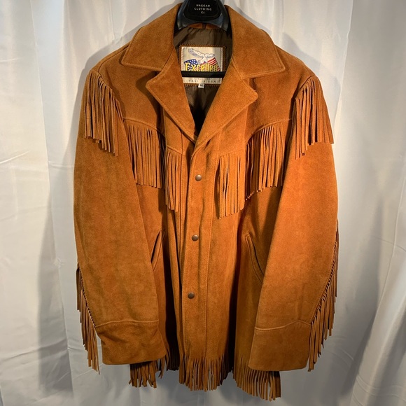 Excelled Other - Vintage Excelled leather fringe western jacket